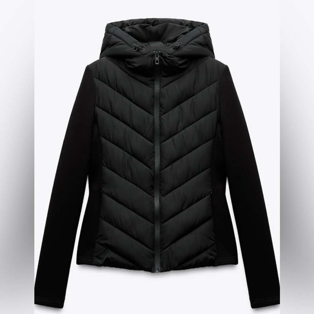 ZARA COMBINATION PUFFER JACKET